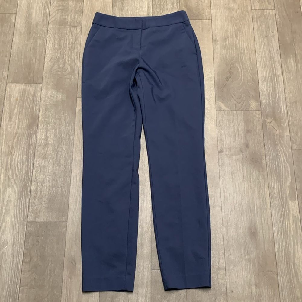 Womens Express‎ Columnist Ankle Mid Rise Dress Casual Work Career Pants
